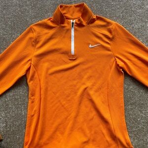 Nike New orange zip up